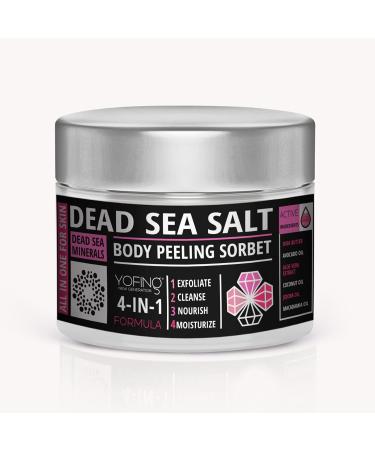Dead Sea Salz Body Peeling Body Scrub Sorbet - Nut -with -Near salt peeling stimulates the cell renewal with aloe vera extract and avocado oil