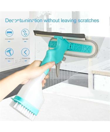 4 in 1 Scraper Spray and Brush Multifunctional 4 in 1 Cleaning Tool Multifunctional Double-Sided Window Cleaning kit Multifunctional Double-Sided Window Cleaning Scraper 3pcs - Buy Online on GoSupps.com