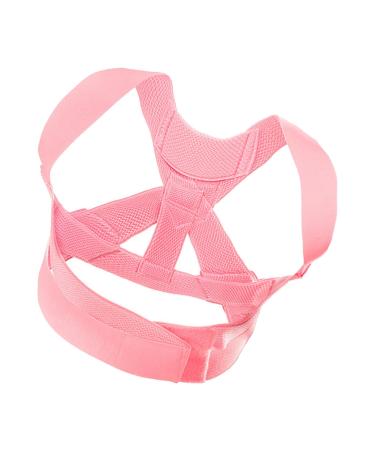 Adjustable Shoulder Posture Brace | Posture Enhancing Full Back Support Belt | Non-Sensory Design Back Straightener for Home School Gym Work Area
