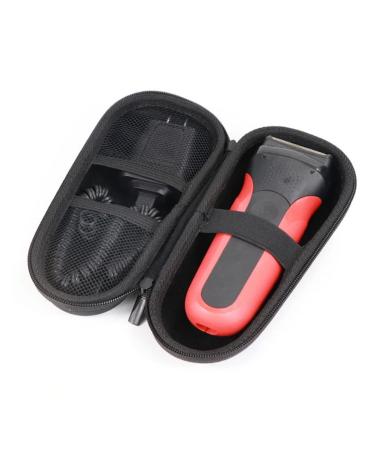 Universal Electric Razor Travel Case | Organizer for Men's Electric Shavers & Hair Clippers - Black EVA Storage Bag (17.5x7x7 CM - Buy Online on GoSupps.com