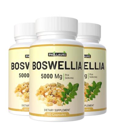 Phillauri Boswellia | Boswellia Serrata | Boswellia Extract Capsules for Men & Women | 180 Capsules