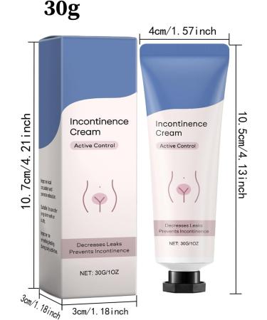  Dgayaeic Women's body cream non-greasy texture 30g active control incontinence cream - reduces leaks moisturizing lotion for night and after shower deep hydration for daily use - Buy Online on GoSupps.com