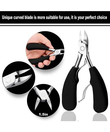 Ingrown Toenail Tool Kit (10PCS) - Premium Foot Treatment for Thick Nails and Ingrown Toenails - Professional Podiatrist Toe Nail Set - Buy Online on GoSupps.com