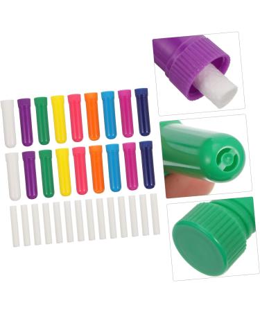 Doitool 30pcs Nasal Tube Mint Essential Oil Blank Inhaler Container - Refillable Nasal Inhalers for Nose - Buy Online on GoSupps.com