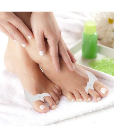 Gel Toe Separators for Bunion Relief with 2 Loops - Overlapping Toe Bunion Corrector & Cracked Heel Cream - One Size - Buy Online on GoSupps.com