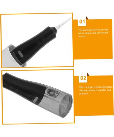 Didiseaon Ear Cleaning Device Earwax Remover Electric Ear Washer Portable Easy to Use - Buy Online on GoSupps.com