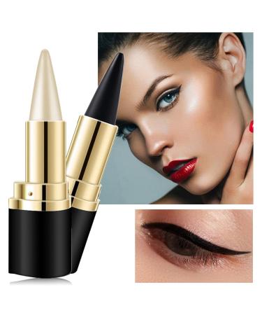 Aaiffey 2 Colors Gel Eyeliner Set - Waterproof Smudge Proof Eye-liner Pencil for Women - Long-Lasting Matte Black Eyeliner Stick - Silver and Brown Shades - Buy Online on GoSupps.com