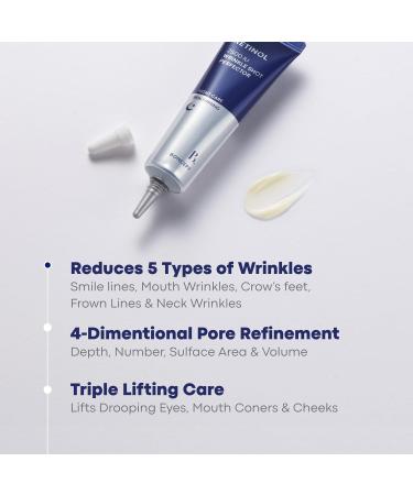 BONCEPT Retinol 2500 IU Wrinkle-Shot Perfector 7-Day Intensive Anti-Aging Dark Spot Cream | Bakuchiol & Retinol K-Beauty Treatment (0.5 fl oz / 15 ml) - Buy Online on GoSupps.com