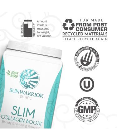 Sunwarrior Slim Collagen Booster 750g Vanilla Vanilla flavor With vegetable collagen building blocks MCTs pea protein & fiber For skin metabolism & satiety Bio & Vegan Vanilla 750g - Buy Online on GoSupps.com