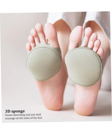 Forefoot Pads Honeycomb Fabric - High Heel Toe Pads for Women | 3 Pairs in Skin Green & Purple - Summer Comfort - Buy Online on GoSupps.com