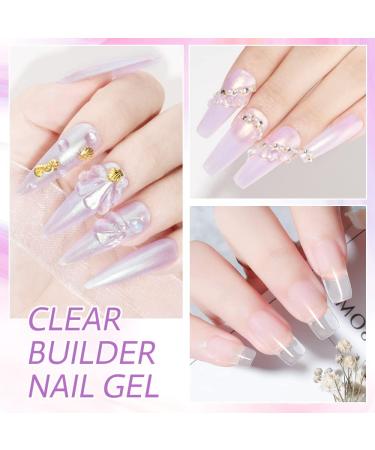 MIZHSE Clear Sculpture Builder Gel 15g - Non-Stick Hand Nail Extension Hard Gel for Nail Art - Buy Online on GoSupps.com