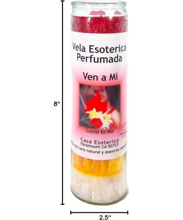 Buy Come to ME 7COLOR Palm Wax Spell Candle | Vela CASA ESOTERICA PERFUMADA - Enhance Spiritual Intentions Online - Buy Online on GoSupps.com