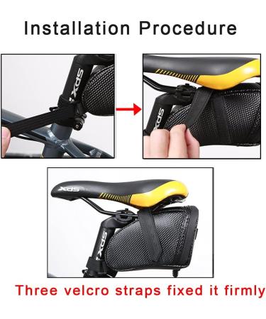 Tongha Waterproof Bicycle Seat Bag - Black | Bike Pack for Cycling Accessories - Buy Online on GoSupps.com