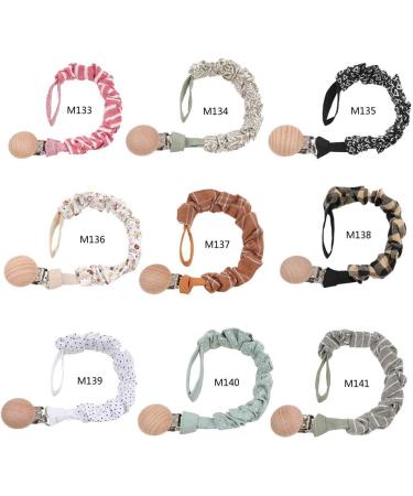 GLASSNOBLE Pacifier Chain - Baby Cotton Dummy Chain for Newborns | Safe & Stylish Pacifier Holder - Buy Online on GoSupps.com