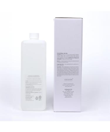 OxygenCeuticals Soothing Aloe Vera Gel (1000ml/33.8oz) Natural Hydrating Gel for Face & Body, Moisturizing After-Sun Care with Aloe Vera, Centella Asiatica, and Hyaluronic Acid - Buy Online on GoSupps.com