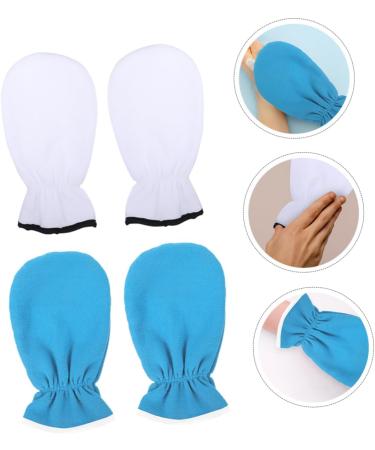 Healeved 2 Pairs Essential Oil Gloves Hand Spa Gloves Hand Spa Mittens Washable Wax Mitts Thermal Hand Liner Paraffin Wax Warmer Portable Paraffin Mitts Wax Gloves Care Bag Major Flannel - Buy Online on GoSupps.com