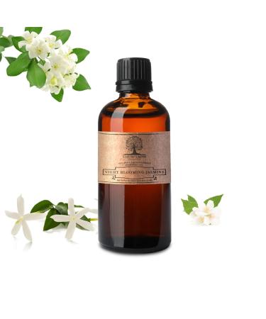 Night Blooming Jasmine Essential Oil - 100% Pure Aromatherapy Grade Essential Oil by Nature's Note Organics - 4 Fl Oz