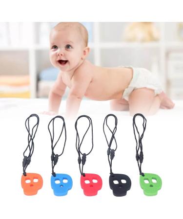 5-Piece Cauhal Chains for Sensory Kids | Silicone Chew Necklaces for Autism ADHD & Anxiety - Supports Oral Motor Skills - Buy Online on GoSupps.com
