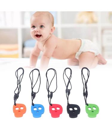 Chewing Sensory Necklaces - 5 Pack Silicone Oral Motor Skills Support for Autism & Anxiety | Perfect for Sensory Children - Buy Online on GoSupps.com