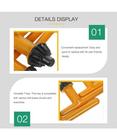 LIFKOME Cl de Mandrin Perceuse lectrique 4 Pi ces Acier Poign e Pouce Compatible Perceuse Colonne Outil de Serrage Multifonction 10-20 Mm Usage Atelier Professionnel - Buy Online on GoSupps.com