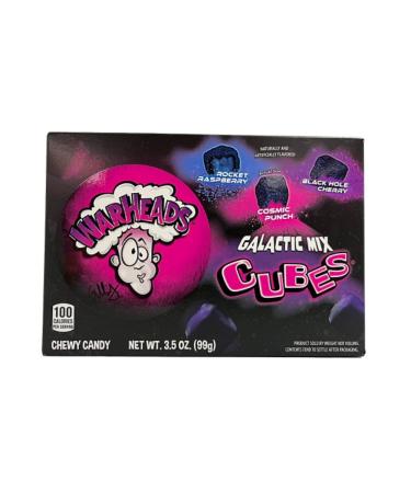 Generisch Warheads Galactic Mix Fruit Cubes Berry Mix 99g