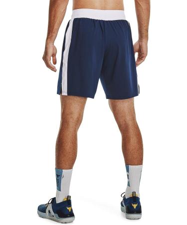 Under Armour Men's Project Rock Boxing Shorts X-Large - Academy Blue/White - Buy Online on GoSupps.com