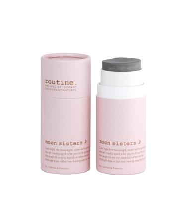 Routine Natural Deodorant Moon Sisters (Activated Charcoal) Deo Stick | 1.7 Fluid Oz. Natural Deodorant Aluminum Free Natural Deodorant For Women & Men | (Stick Formula) Moon Sisters 1.76 Ounce (Pack of 1) - Buy Online on GoSupps.com