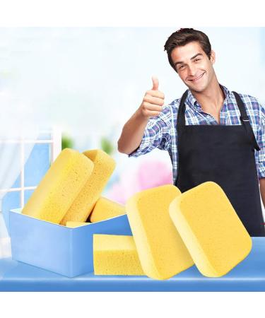 Yesland 10 Pcs Synthetic Sponges for Painting, Crafts, Grout, Cleaning - 7.5 x 5.5 x 2 Inches - Buy Online on GoSupps.com