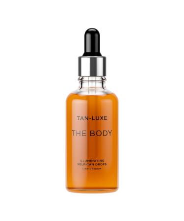 Tan Luxe THE BODY Fake Tan Drops Medium (50 ml) Add Tanning Drops to Skin Care for Custom Body Tan Cruelty Free & Vegan - Buy Online on GoSupps.com