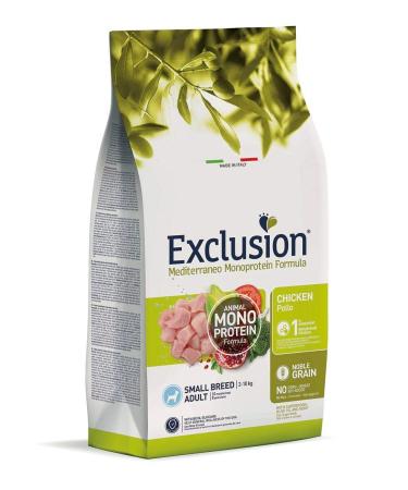 CROQUETTES EXCLUSION MEDITERRANEAN SINGLE PROTEIN NOBLE GRAIN ADULT SMALL CHICKEN. 2KG