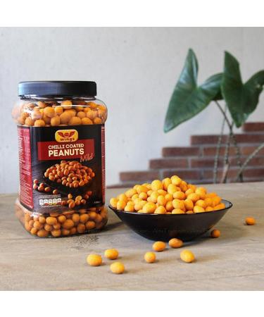 Wings Spicy Chilli Sharing Peanuts - Crunchy Coated Peanuts Snacks with Chilli Flavour 1.1kg Perfect Pub Snacks for Snacking Movie Nights Peanut Lovers with Topline Card. - Buy Online on GoSupps.com