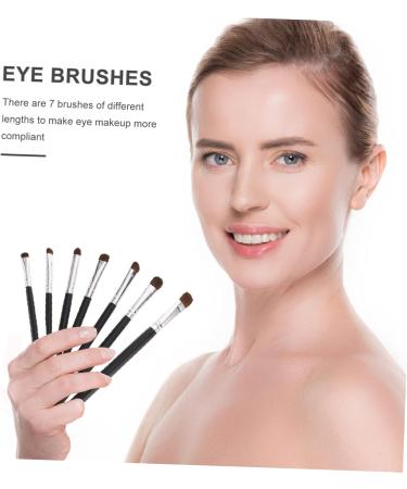 Mikinona Concealer Brush 7pcs Eye Portable for Makeup Premium Brush Women Eyeshadow Eyeliner Eyeliner Brush - Buy Online on GoSupps.com