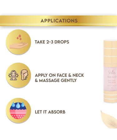 Shira-Shir-Gold Rose Gold Satin Serum 30ml - Hydrating & Nourishing for Radiant Smooth Skin | Ideal for Normal to Dry Skin - Buy Online on GoSupps.com