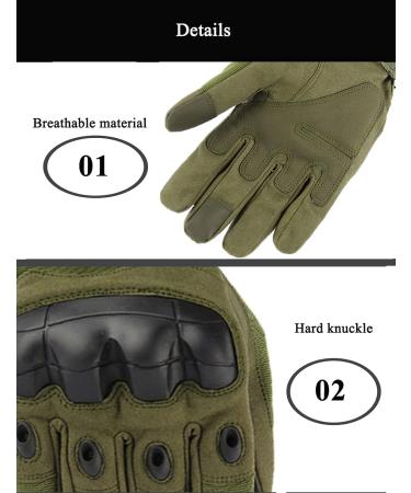 Bethspec Touch Screen Tactical Gloves for Men - Khaki, Medium - Buy Online on GoSupps.com