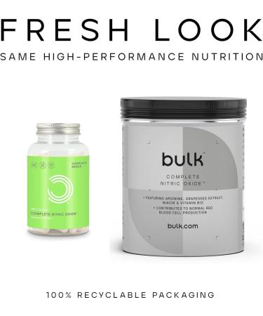 Bulk Complete Nitric Oxide Capsules Pre Workout Pack of 180 30 Servings 180 count (Pack of 1) - Buy Online on GoSupps.com