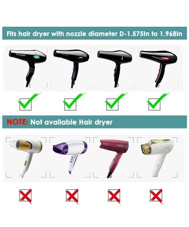 Collapsible Silicone Hair Dryer Diffuser | Universal Lightweight Travel Attachment 1.6-1.9 Inch Nozzle | Portable Blow Dryer Accessory - Buy Online on GoSupps.com