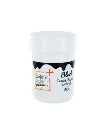 Colour Splash Additions Chocolate Colour | Black Cocoa Butter For Cake Decorations Truffles Chocolates | Chocolate Paint - 30g - Buy Online on GoSupps.com