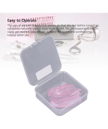 Shell Pink Lash Lift Rod Silicone Soft Extra Wide Eyelash Curling Pad 5 Pairs Touch Rounded Washable for Home and Professional Beauty Salon Use - Buy Online on GoSupps.com