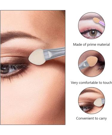 EXCEART Dual End Eyeshadow Brush Double- ended Aluminum Tube Latex Eye Shadow Stick Eye Shadow Brush Sponge Applicator Disposable Eye Shadow Brush Portable Eye Detail Brush 40 Pcs Eye Makeup - Buy Online on GoSupps.com