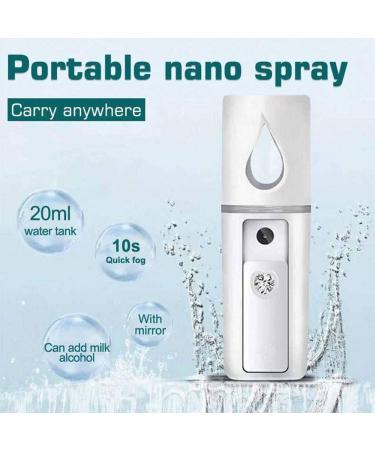 Makina USB Nano Mist Sprayer for Facial Beauty - Ultrasonic Moisturizing Handheld Mini Mister - Buy Online on GoSupps.com