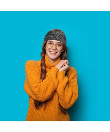 Winter Knitted Headband Set for Women - Ear Warmer Wraps in Black, Camel, Dark Grey, Beige & Red - Buy Online on GoSupps.com