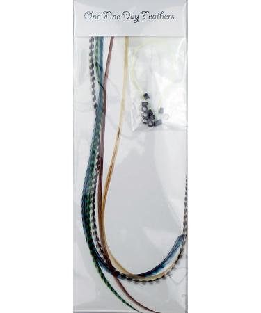 Real Feather Hair Extensions - forest (5 Feathers) - Buy Online on GoSupps.com