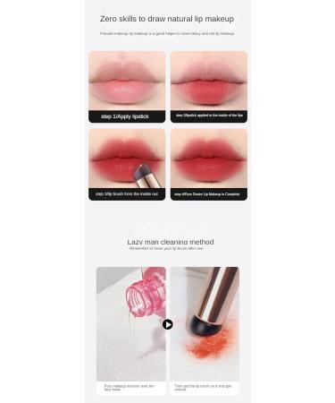 Silicone Lip Brush Set - Dual Purpose Lipstick & Concealer Mini Portable (Pack of 2) - Smudge-Proof Beauty Tool - Buy Online on GoSupps.com