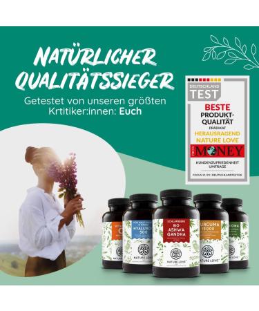 Nature Love Selenium Complex Vegan - 200 g Selenium per Capsule | High-Dose - 365 Capsules - Sodium Selenite L-Selenomethionine & Selenium Yeast - Quality Tested in Germany - Buy Online on GoSupps.com