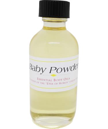 Baby Powder Scented Body Oil Fragrance Regular Cap - Gold - 2 oz. - ID#22585 2 Fl Oz (Pack of 1)
