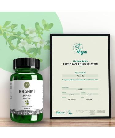 Apex Brahmi Memory and concentration Vegan food supplement Ayurvedic 60 capsules - Buy Online on GoSupps.com