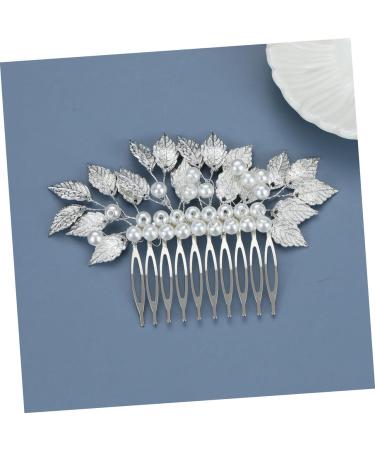 DOITOOL Hair Accessories Wedding Hair Comb Pearl Hair Comb Tiara Combs Bridal Hair Comb Straight Teeth Hair Comb Delicate Barrette Comb Wedding Hairpin Comb Modeling Headgear - Buy Online on GoSupps.com