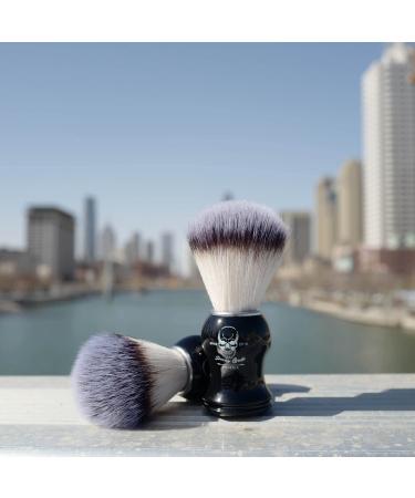 Menesia Black Handle Shaving Brush for Men - Skull Design - Buy Online on GoSupps.com