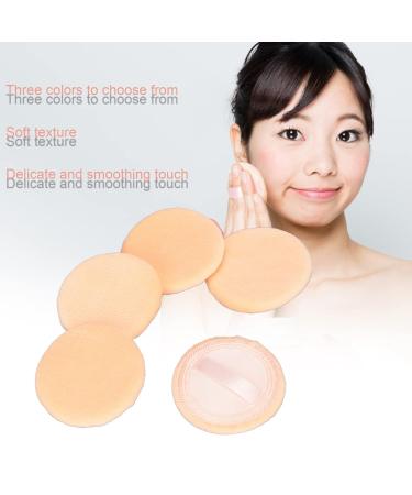 Soft Texture Washable Powder Puff - 5pcs Face Makeup Puff in Orange | International Shipping Available - Buy Online on GoSupps.com