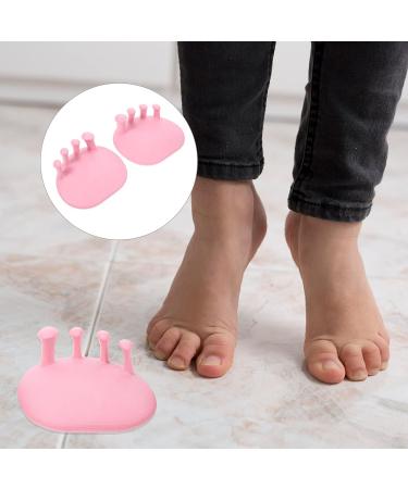 Bestoyard Gel Toe Separator & Bunion Corrector - 1 Pair | Hallux Valgus Relief & Toe Straightener Pad - Pink - Buy Online on GoSupps.com
